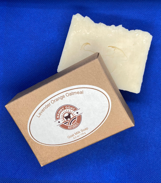 Lavender Orange Oatmeal Goat Milk Soap