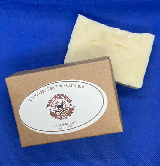 Lavender Tea Tree Oatmeal Goat Milk Soap